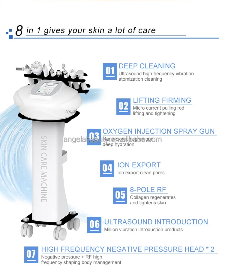 NV-S07 Popular skin rejuvenation galvanic current led light facial machine