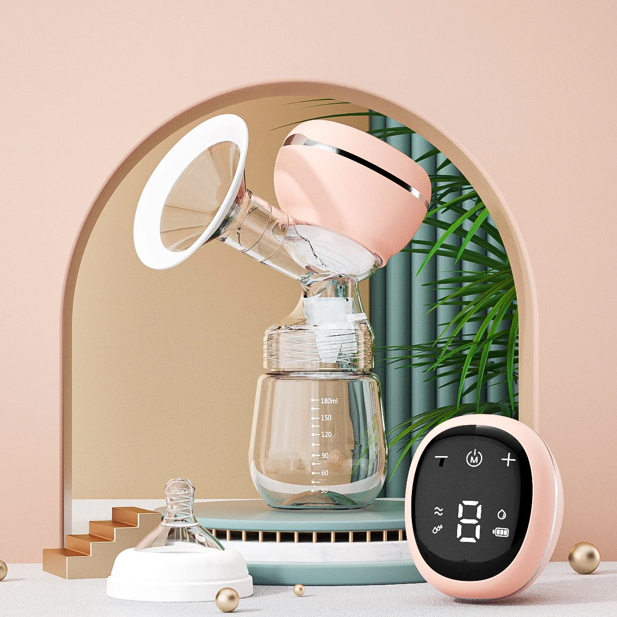 Manufacture New Design Cordless Intelligent Portable Care Breast Pump