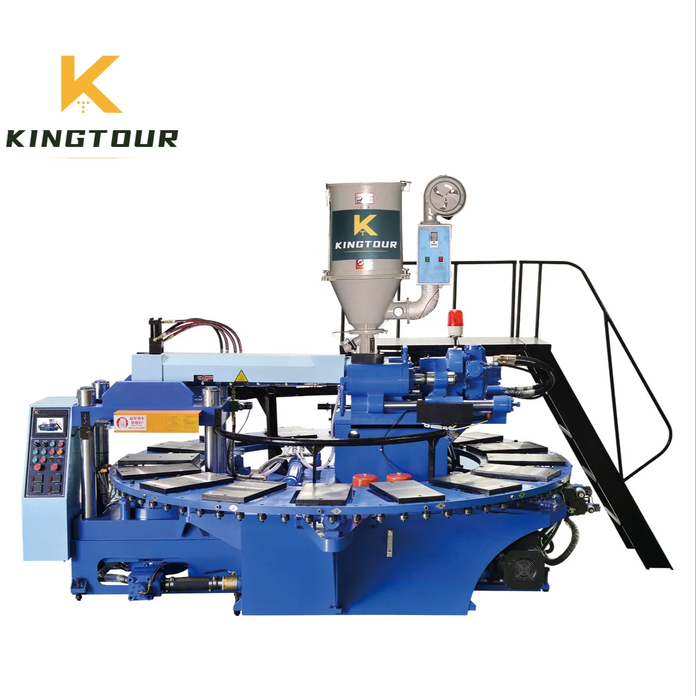 KT-626 Rotary One Color PVC/TPR/TPU/TR Sole Making Machine