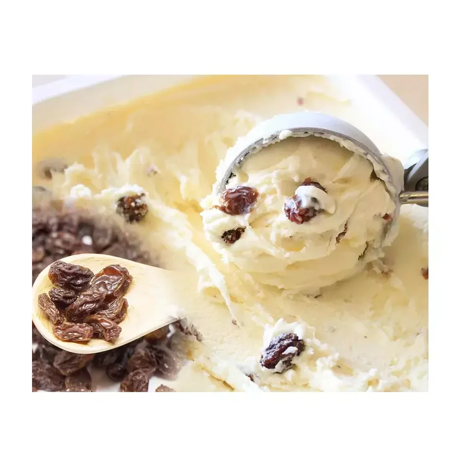 Soft Ice Cream Mix Powder Rum & Raisins Dairy Products Frozen Box (FI014) Lotte Variety Ram Raisin Ice Cream