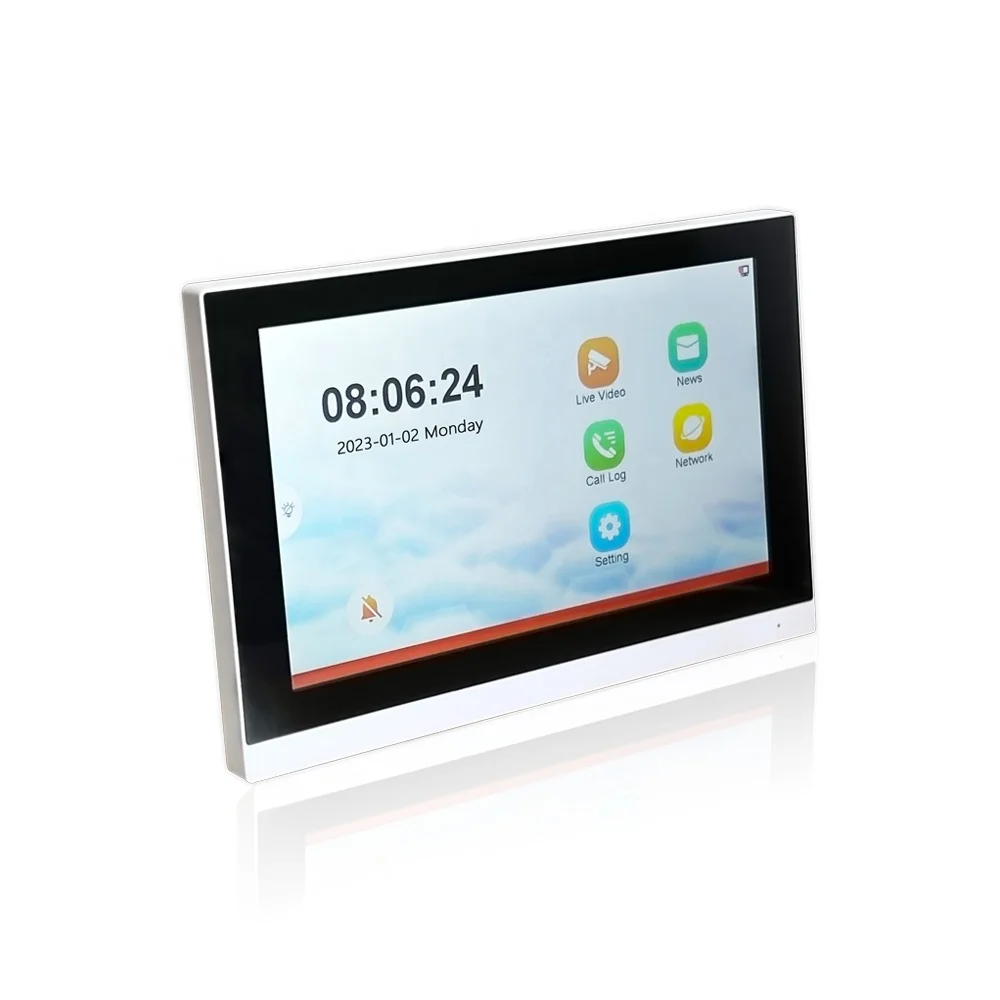 7 inch Touch screen video intercom system with face access control terminal and IP Camera VI01
