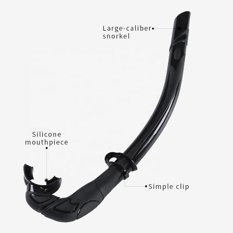 100% Food Grade Professional Design Corrugated Hose Silicone Mouthpiece Portable Foldable Breathing
