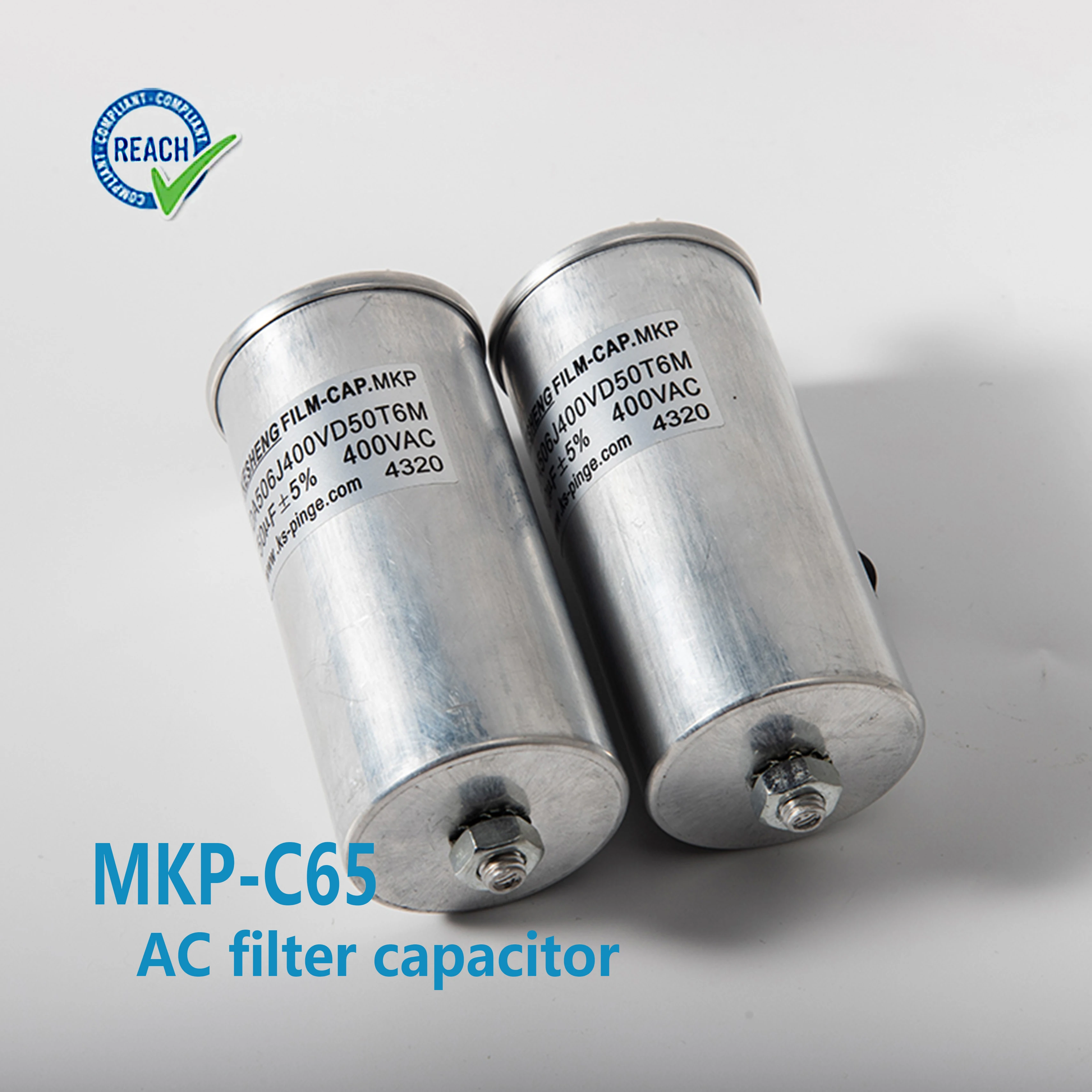 Industrial MKP-C65 single phase diverse inverter power factor correction film capacitor