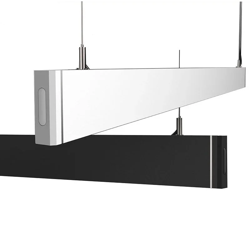 aluminum frame diy 18w 36w 40w 1200mm anti-glare dimmable suspended led office linear light