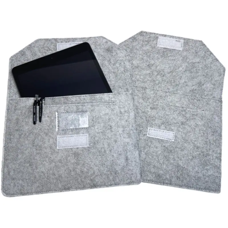 High Quality 16 11 12 13 15 Inch Luxury Square Felt Laptop Sleeve Bag Customizable Felt Protective for iPad