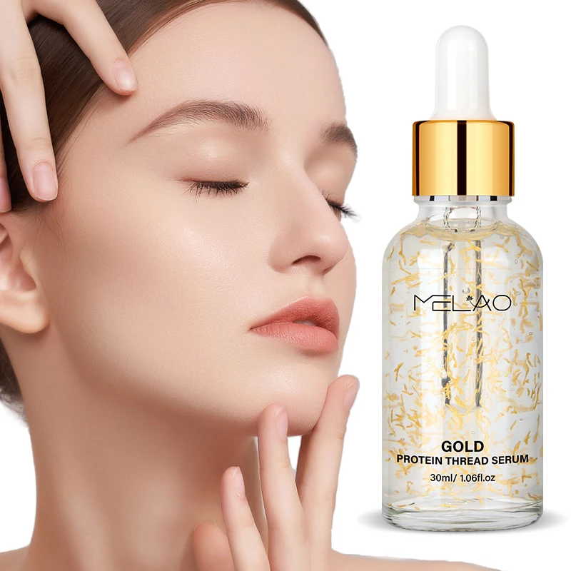 24K Gold Lifting Face Moisturizer Anti Wrinkles Protein Peptide Line Face Skin Care Serum