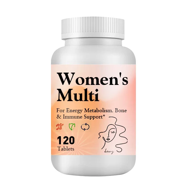 Factory OEM Healthcare Supplement Multivitamins With Iron Vitamin Supplement Vegan Multivitamins Tablets For Women