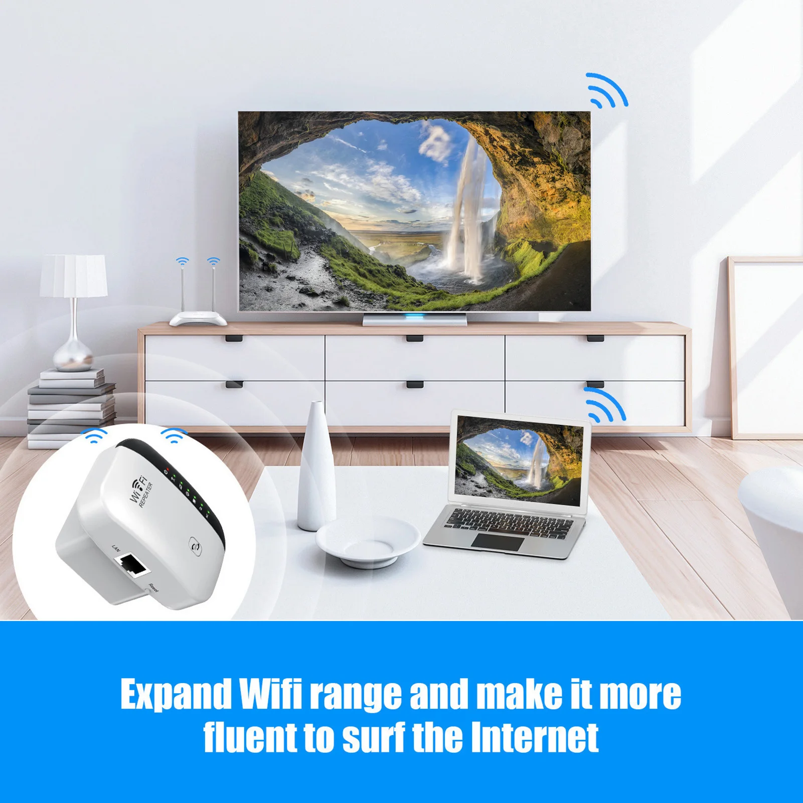 Wireless Repeater WiFi Range Extender Wi Fi Signal Amplifier Booster 2.4G Reapeter Access Machine Portable Travel Wifi Router 4G