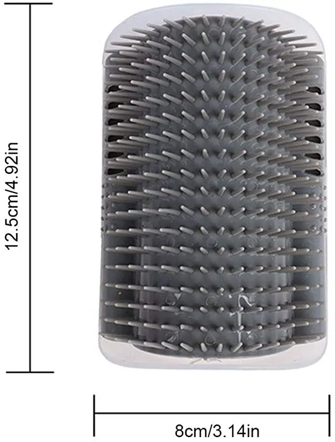 Cats Self Groomer Cat Corner Groomer Grooming Brush Wall Corner Massage Comb for Kitten Puppy