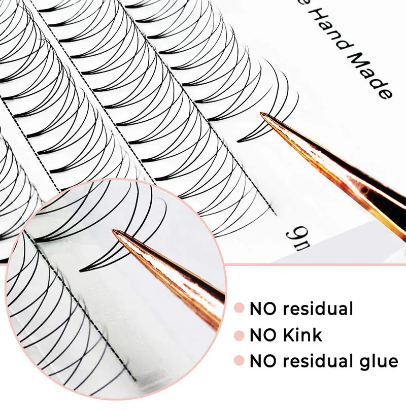Wholesale pre made eyelash extension fanned 5d 6d 3d eyelash extension easy fans mega volume Lashes premade fans Lash extensions