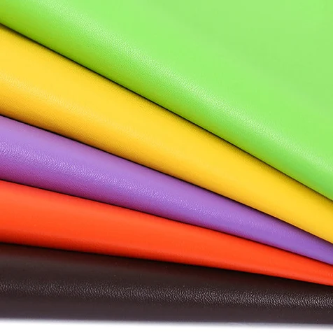 Waterproof Colors 0.7 mm PU Imitation Woven Artificial Faux Synthetic Sofa PU Car Leather for Car Seat Sofas