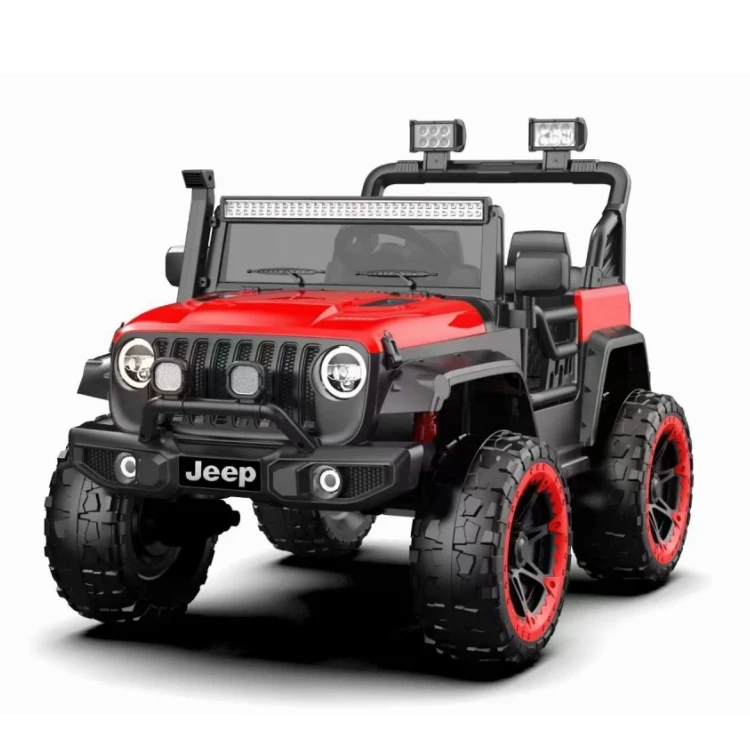 New Hot Sale PlasticElectric Ride On Car Kids Car Off roader 4X4 4WD 2 Seater Rechargeable Car Toy