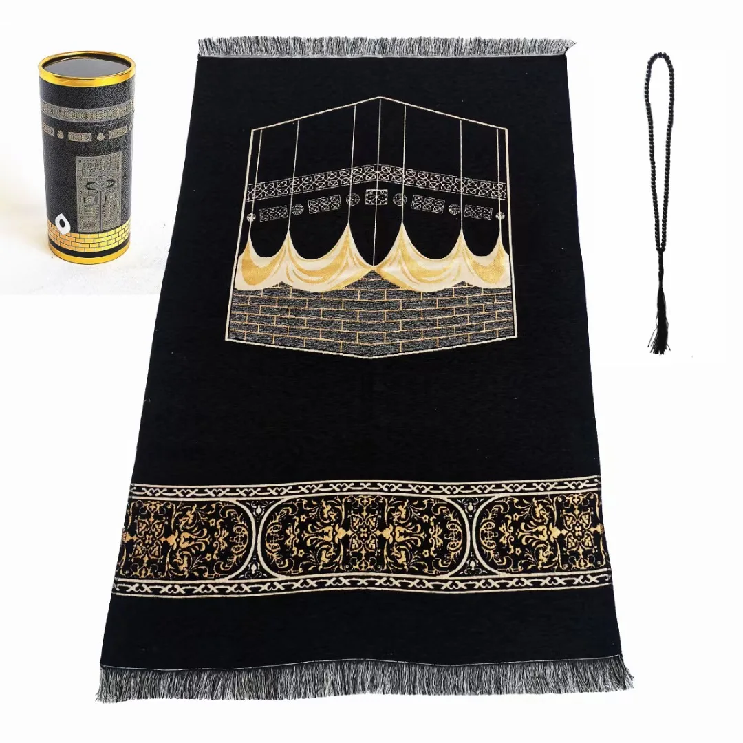 Wholesale Best travel portable Islamic Prayer Rug tassel decoration muslim turkey style prayer mat mosque carpet