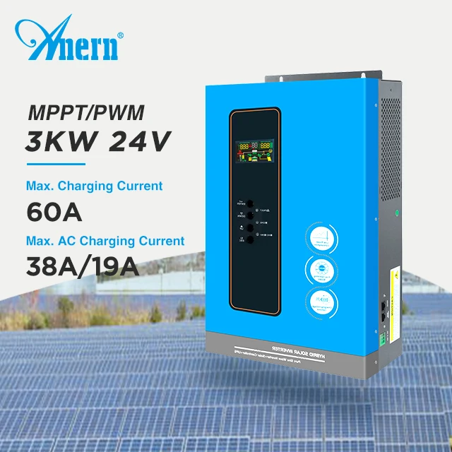 Anern Ac Inverters 3kw 24v solar hybrid inverter for home
