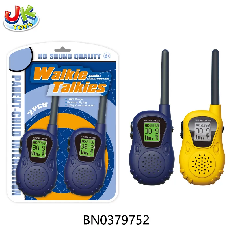Newest Kids military talkie walkie toy range 1000ft talkie-walkie battery operated plastic toy
