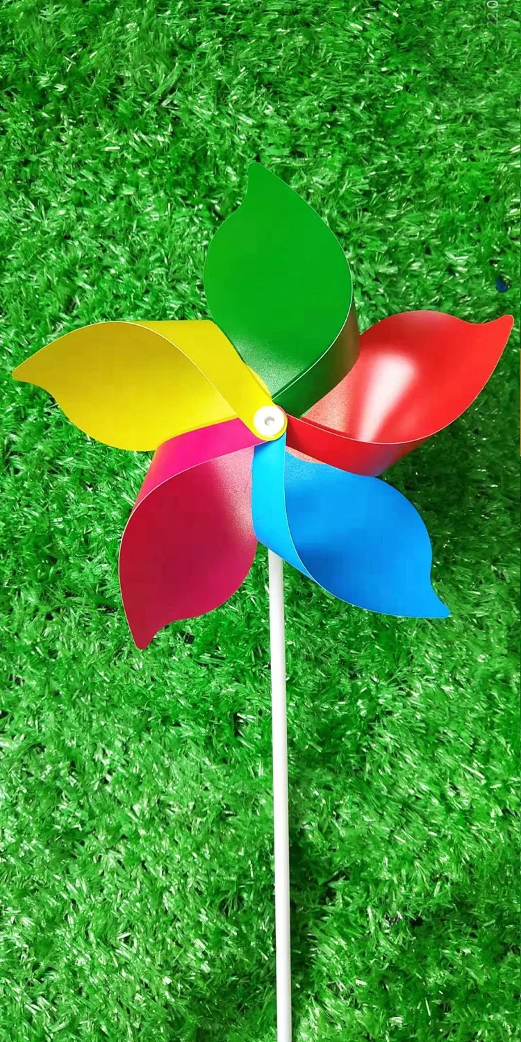 Wholesale Custom  Promotional  plastic Colorful Outdoor Garden Plastic Windmill