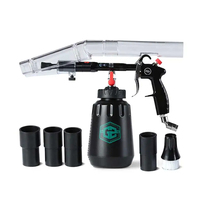 Taiwan Tornado  Car Ceiling Mat cleaning Machine Air high pressure Car Carpet  Auto Interior detailing Wash  Brush spray gun