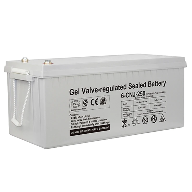 Lead acid battery gel battery deep cycle AGM energy storage battery for solar home system 12v 200ah 250ah
