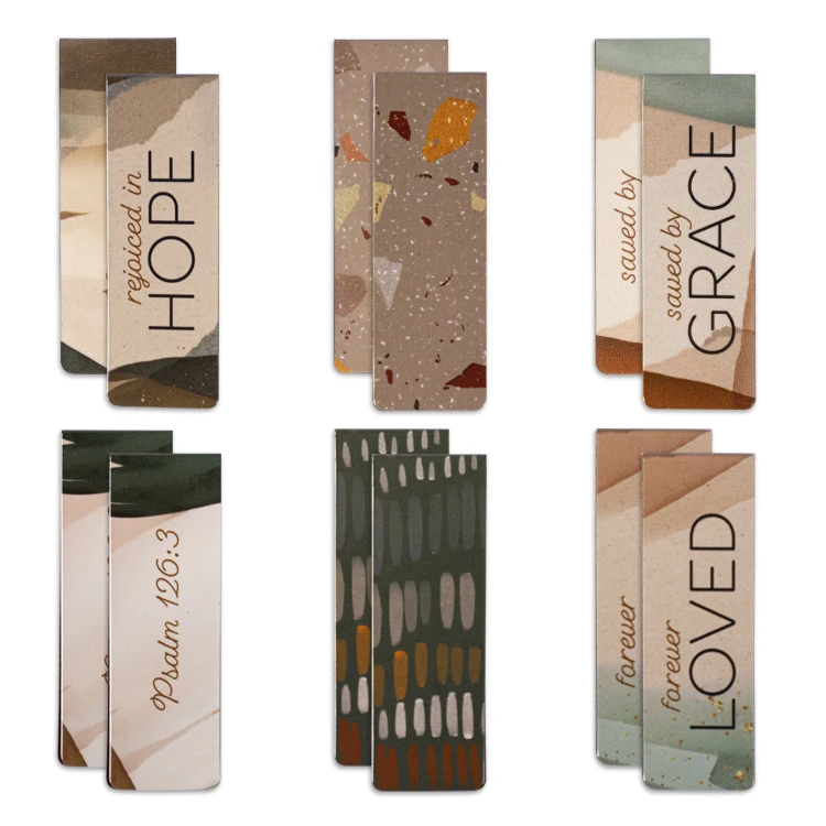 Набор маркеров с золотым тиснением, 6 шт.