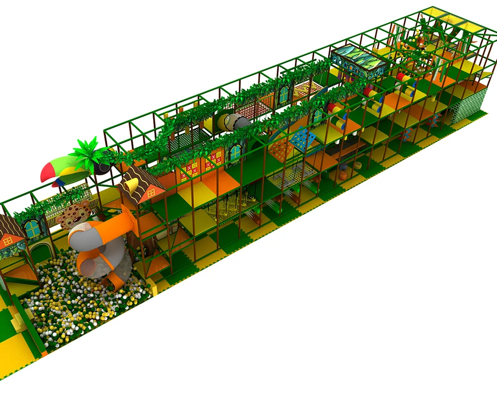 Pokiddo 180sqm Forest Theme Indoor Soft Playgrounds Adventure Park in Singapore