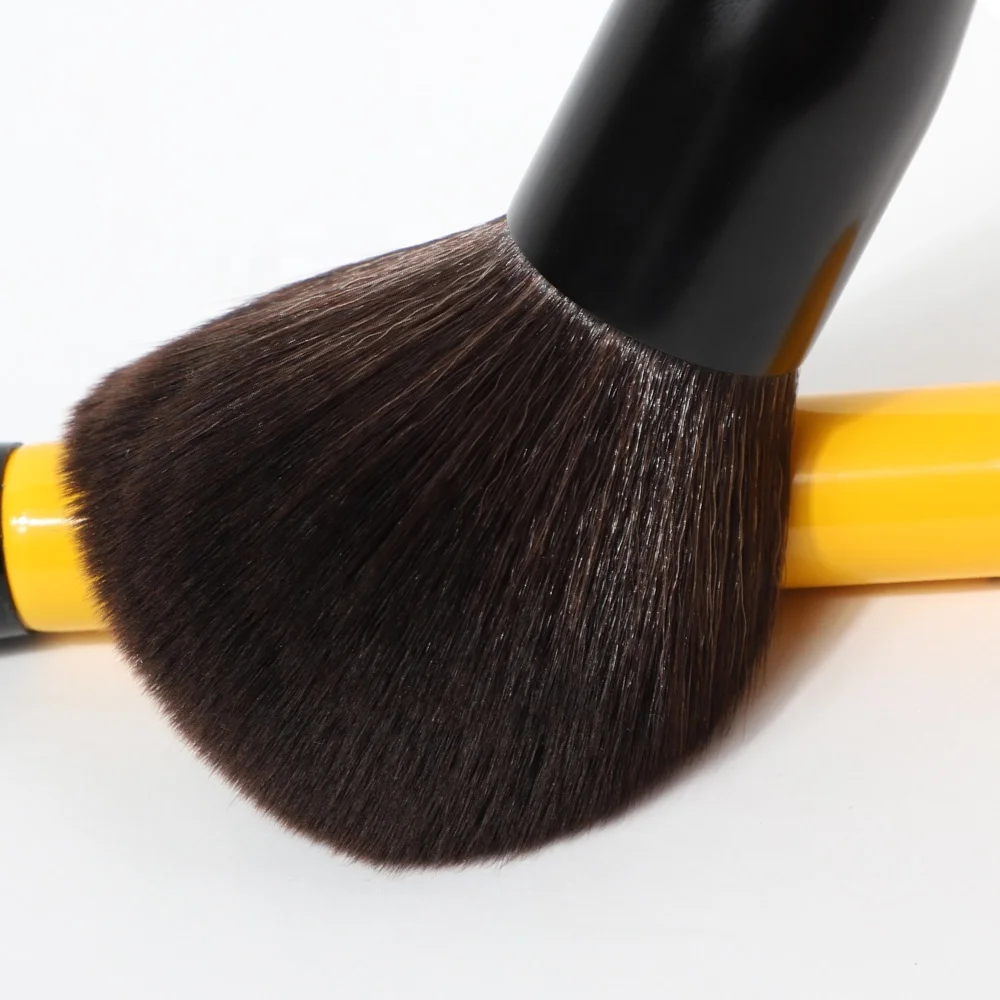 8 экологически чистые пушистый синтетический Pro Оптовая Продажа глаз Милые кисть для растушевки консилера белый Высокое качество веганских материалов метка частного назначения кисти