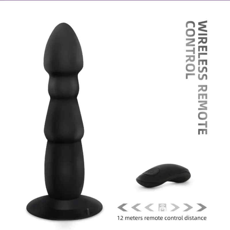 High Quality Remote Control Anal Vibrator Thrusting Anal Vibrator Sex Toy Waterproof Mute Vibrator Anal Plug For Adult Men Women