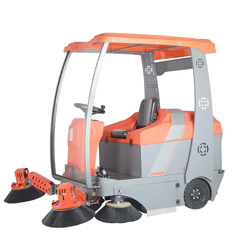 Efficiency Street Dust Cleaning Machine Commercial Road Floor Sweeper Sweeping Vehicle Ride On  Floor  Road Cleaning Sweepe