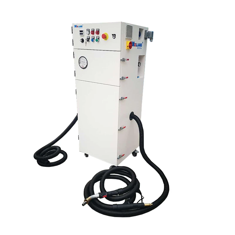 High Efficient Fume Extraction Machine Mobile Welding Fume Extractor For Robotic Welding