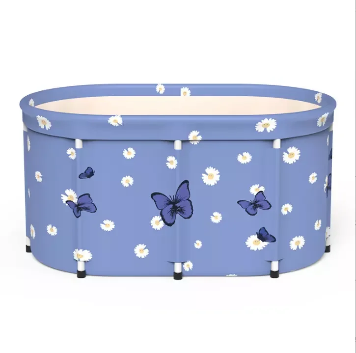 Home Outdoor Portable Bath Bucket Folding Bathtub Adult Large Whole Body Sweat camping shower tub Wholesale popular