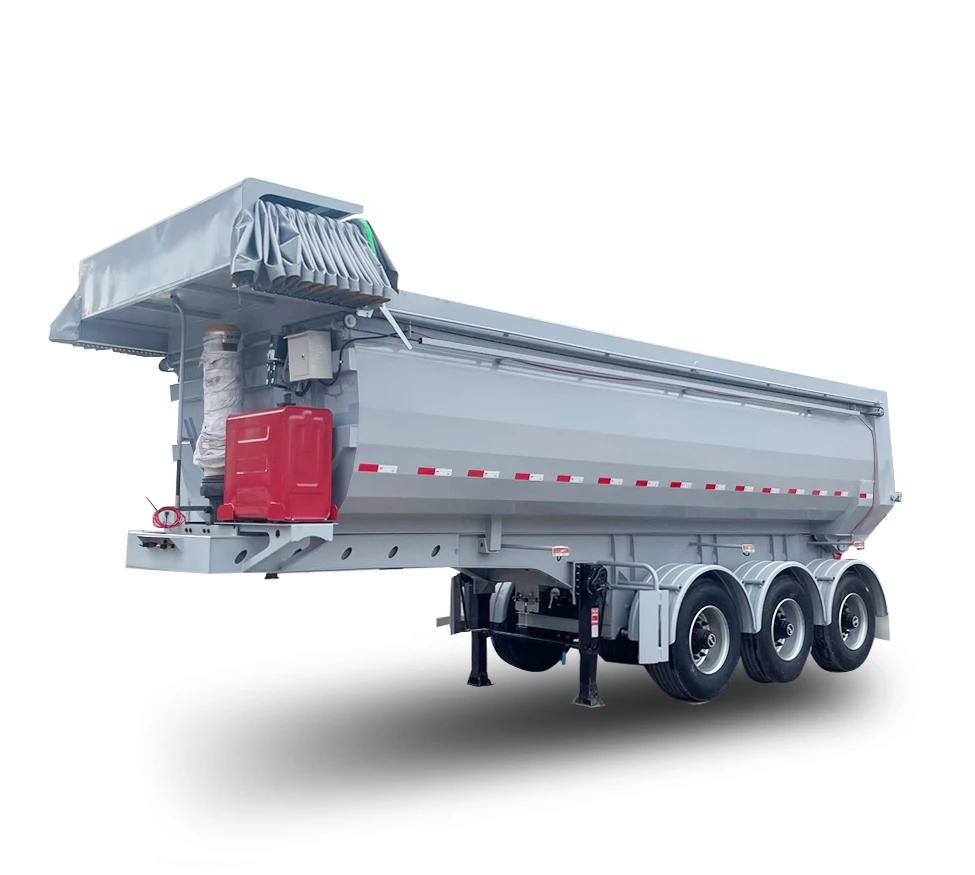 40ft 3 axle tipper semi trailer 3 axles dump semi trailer rear end dumper semi trailer ST ZZX GSN dumper Automotive Transport