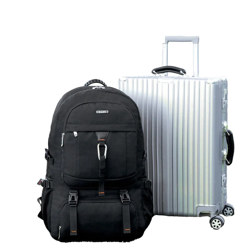 Unisex Outdoor Hiking Bag with Waterproof Zipper Closure PVC & Polyester Lining Anti-Theft Fashion Style