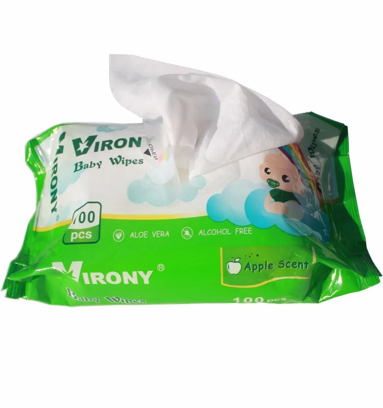 Wholesale Sensitive Baby Wipes With Aloe Vera Unscented Organic Softcare Bamboo Baby Wet Wipe