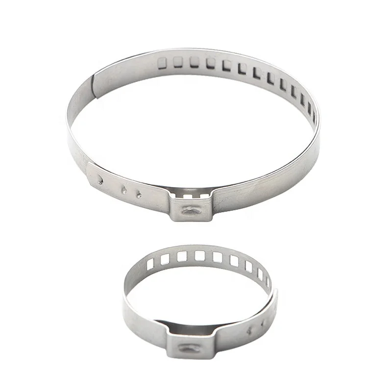 304SS Single Ear Hose Clamps Universal CV Boot Clamp For Driveshaft CV Boot Clips Auto Parts Axle CV Joint Boot Crimp Clamp