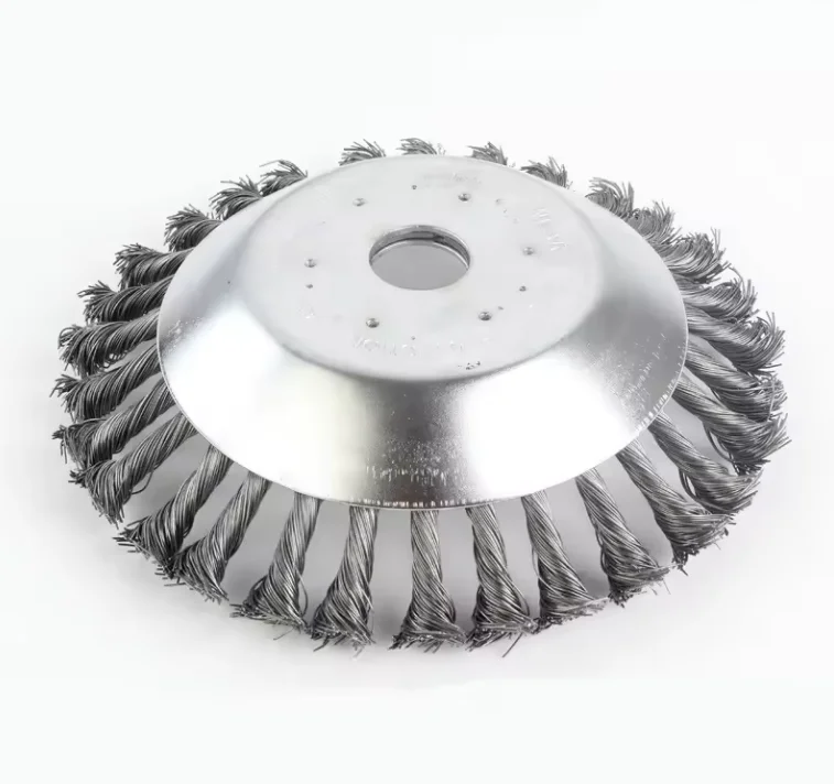 8 Inch Dusting Grass Cutter Brush Lawn Mower Rotating Weed Brush