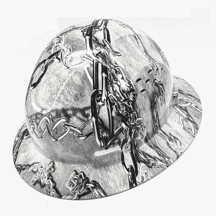 ANT5 ANSI Z89.1 Full Brim Hard Hat with 4 Point Ratchet Suspension Helmet