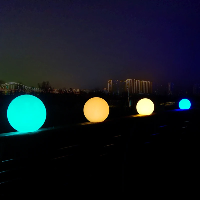 Ball Light Large Cordless Colour Changing LED Floor Lamp Sphere