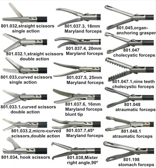laparoscopic grasper and froceps,laparoscopic training kit, endoscopic instruments training