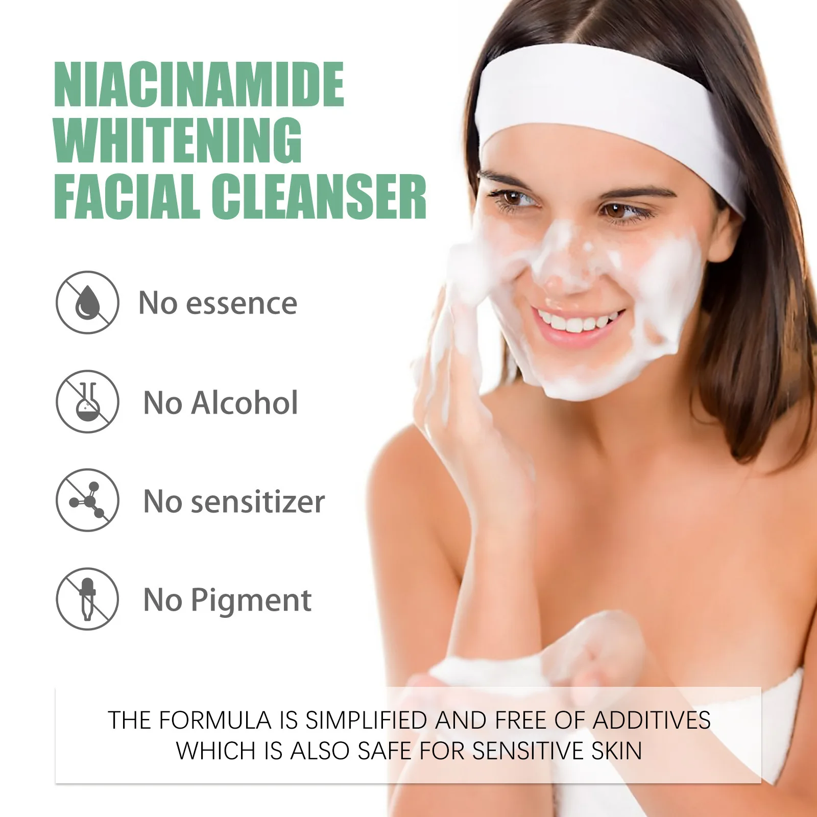Facial Cleanser Deep Cleansing Brightening Skin Tone Moisturizing Nourishing Not Tight Facial Cleanser