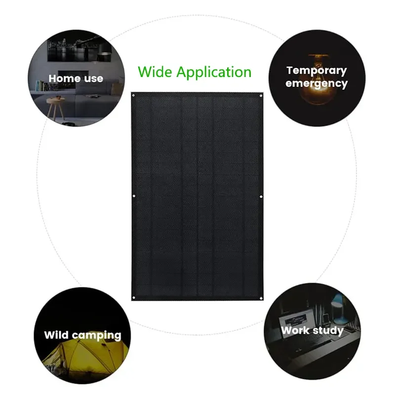 A Grade Lightweight Sunpower Small SMT Solar Panel 5w 10w 20w 30w 40w 50w 60w 12v mono ETFE Mini Solar Panel For light solar