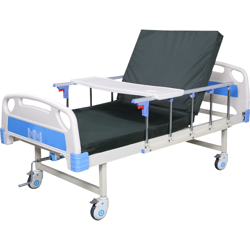 High quality one function medical patient bed one crank manual hospital bed for sale