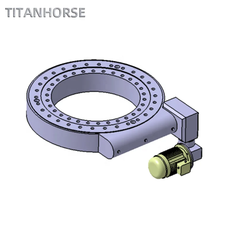 slewing gear reducer with AC motor