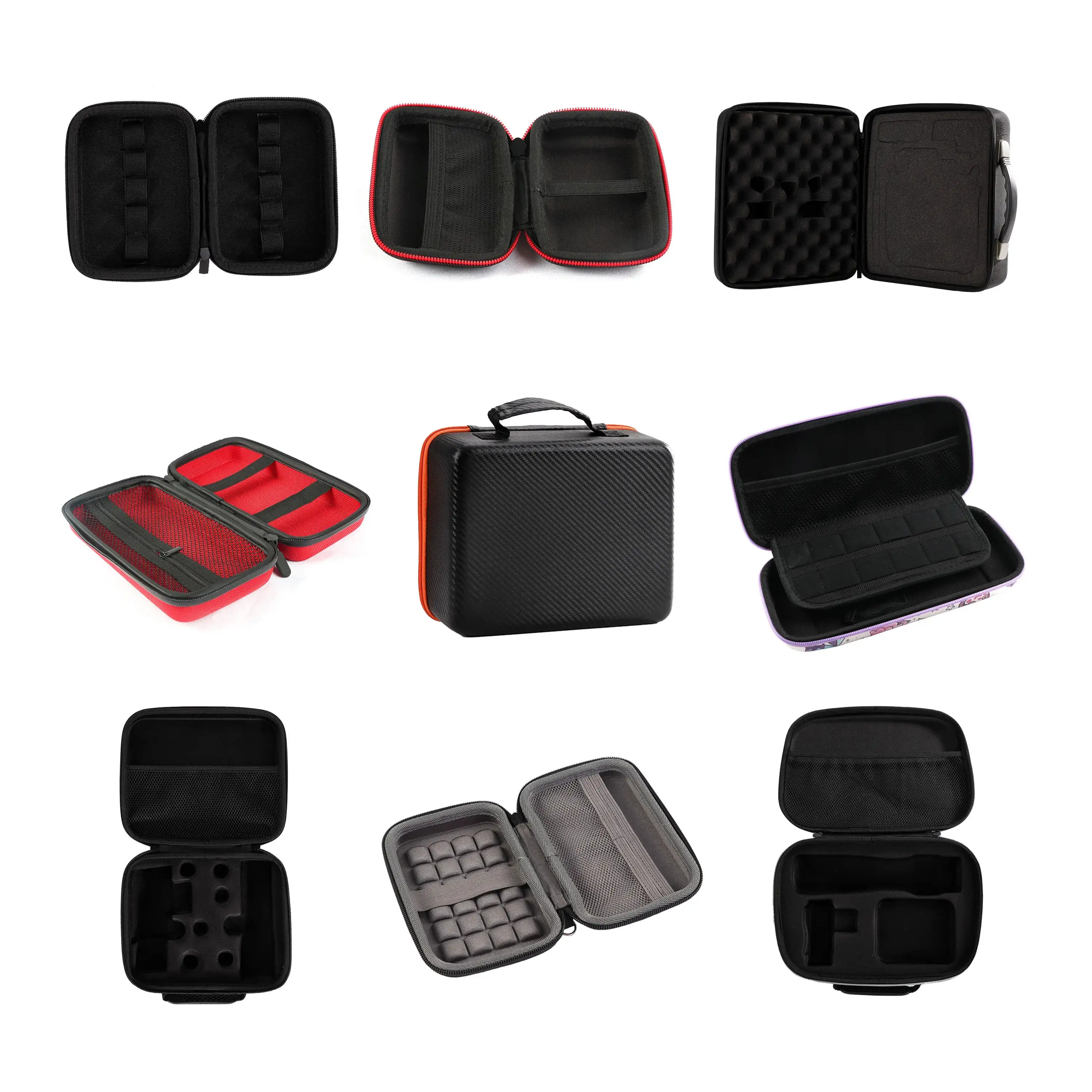 Factory Custom Hard Eva Case High Quality Hard Shell Eva Fascia Massage Gun Case Custom Eva Electronic Tool Case