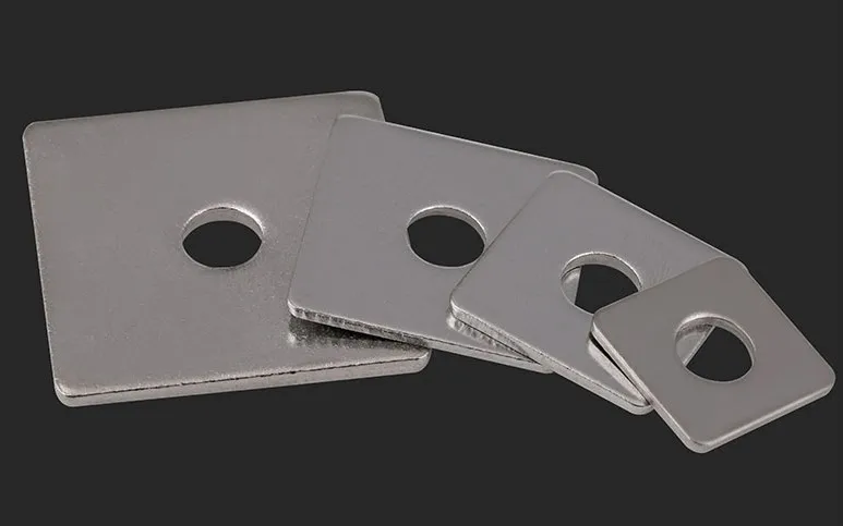 Factory Wholesale high quality M4 M6 M8 M10 M12 M16 square washer for all kinds of equipment fixing
