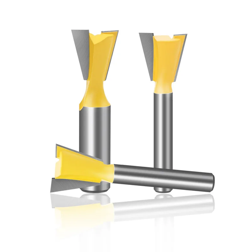 IMBOT 1/4 inch woodworking milling cutter set CNC groove tool Dovetail joint router bit