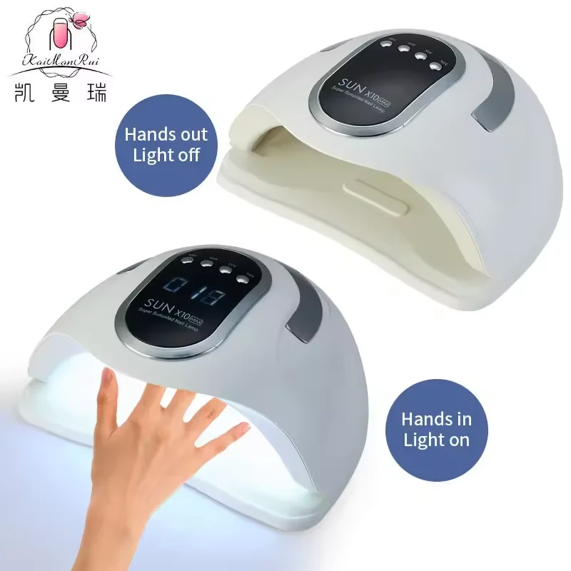 2024 Newest design SUN X10 Max 220/280W New  UV LED  Nail Lamp Smart Gel Nail Led Lamp OEM Gel Polish UV/LED lamp