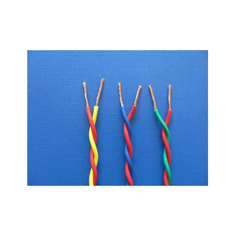
China Manufacture Quality Copper Conductor Pvc Insulated Flexible Cable Twisted Pair Flexible Wire 