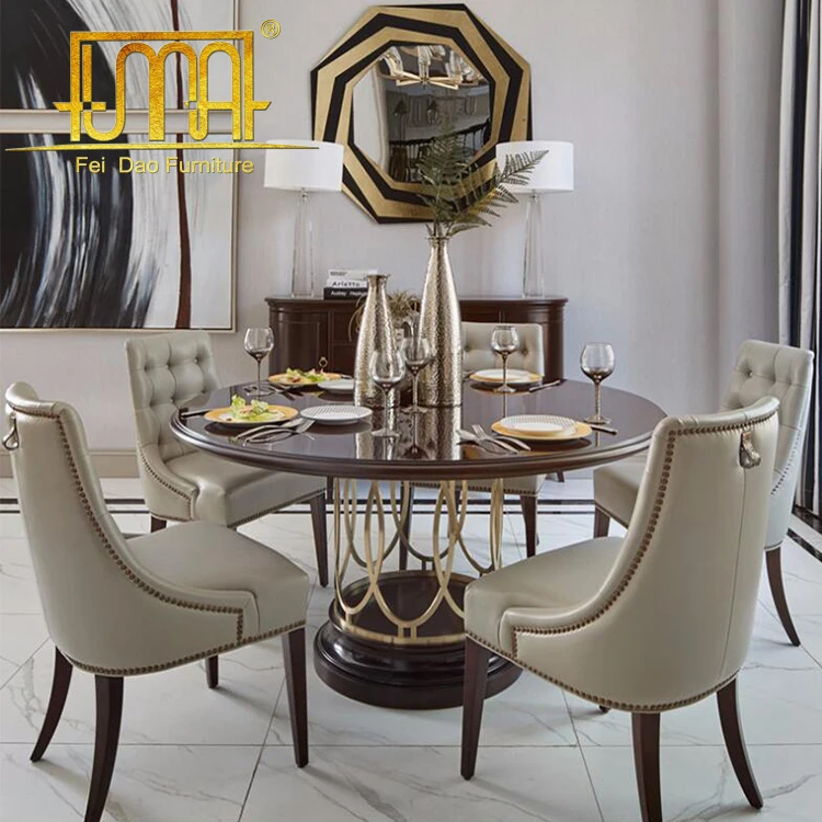 Fashionable design holiday 5 star hotel chair restaurant furniture set