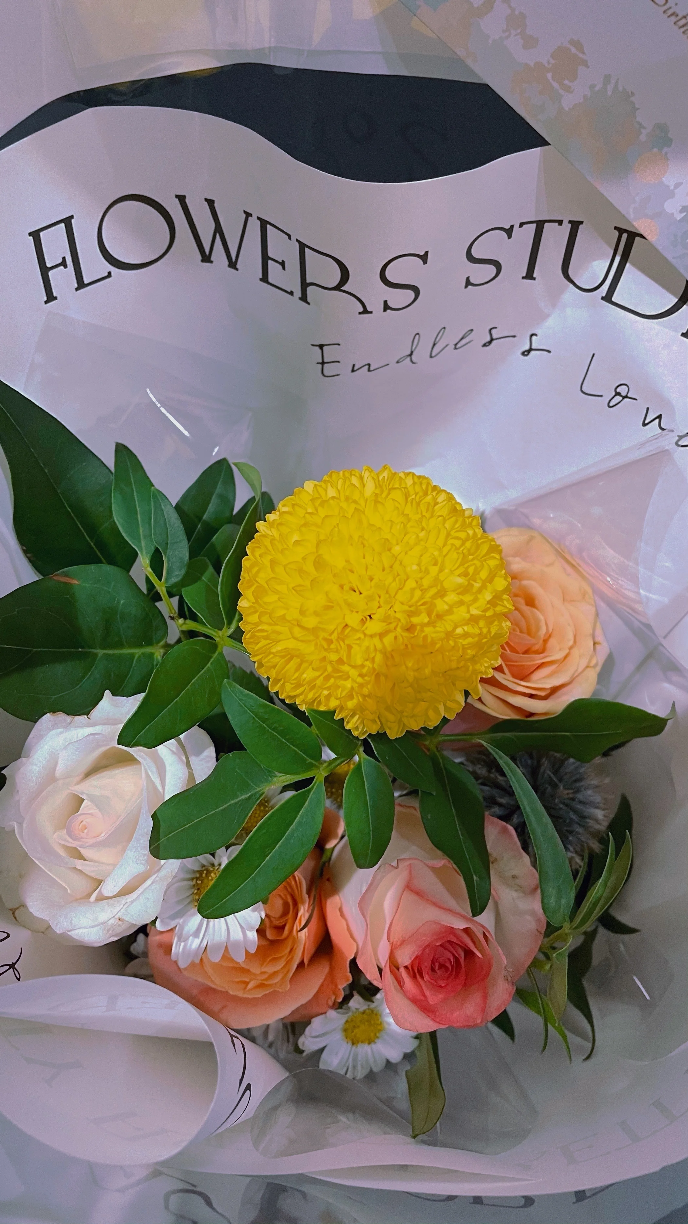 Yuhuiting flower Korean tote bag bouquet