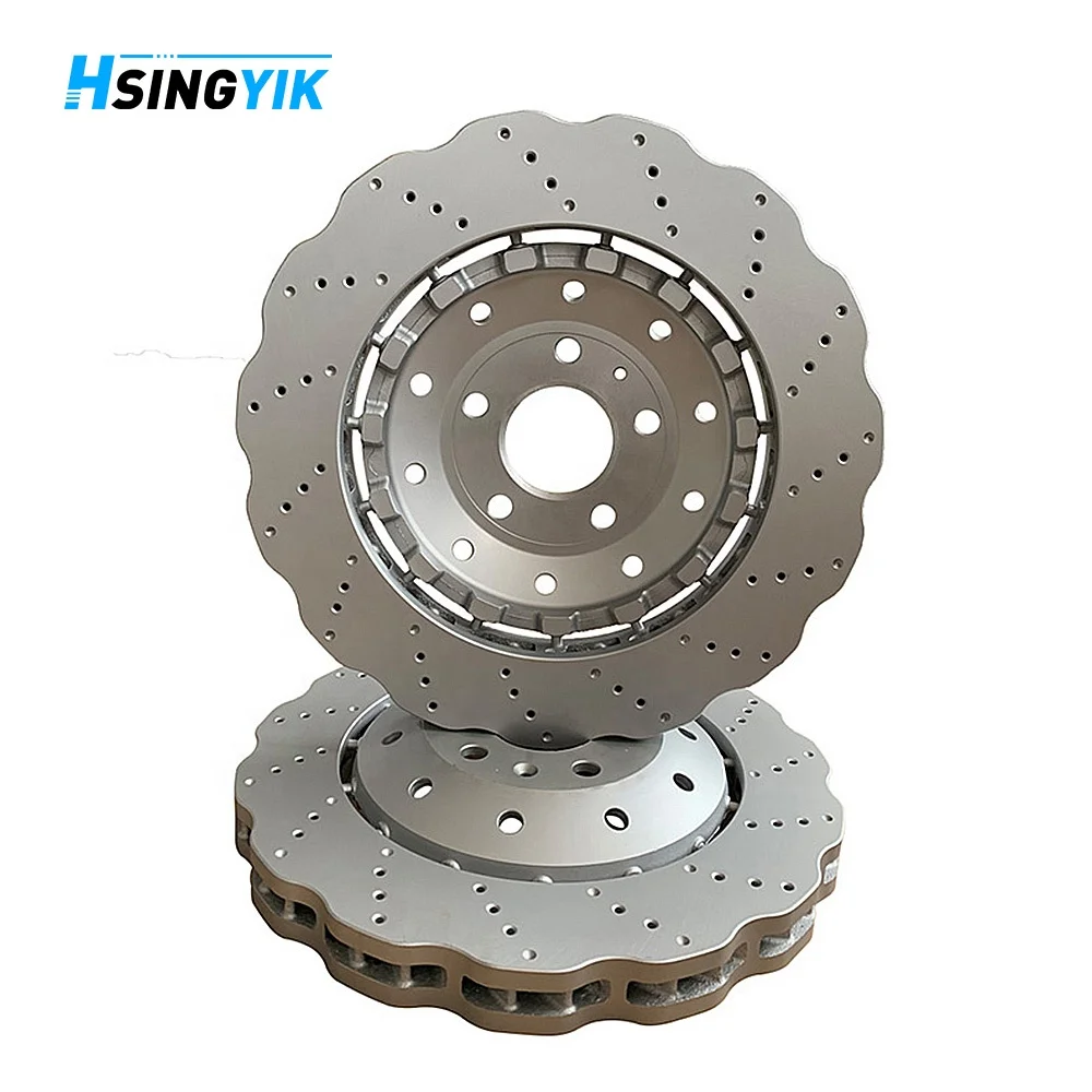 Auto Replacement Front Rear Wheel Brakes Rotors Disc For Audi SQ7 S8 RS6 C6 Q7 C7 S6 A6 C6 RS4 B8 400X38 355X32 370X30