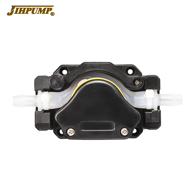 JIHPUMP Small Coffee Beverage Vending Machine DC Peristaltic Pump 12V 24V with Food Tubing peristaltic dosing pump